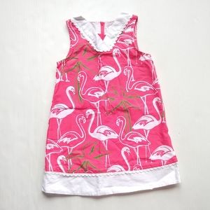 GYMBOREE girls pink flamingo print summer dress